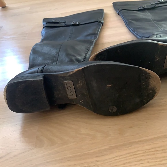 Loft Over the knee black boots - Picture 4 of 9